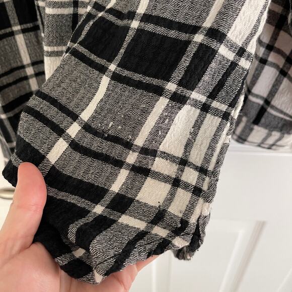 Pilcro Anthropologie Relaxed Buffalo Plaid Button Down Top - Picture 8 of 8